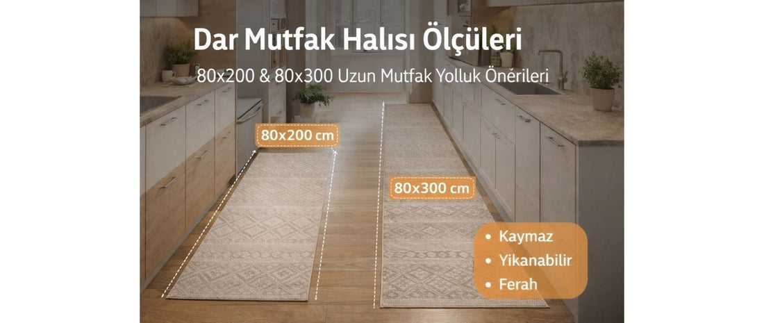Dar Mutfak İçin Halı Önerileri (Kaymaz ve Yıkanabilir Seçenekler)