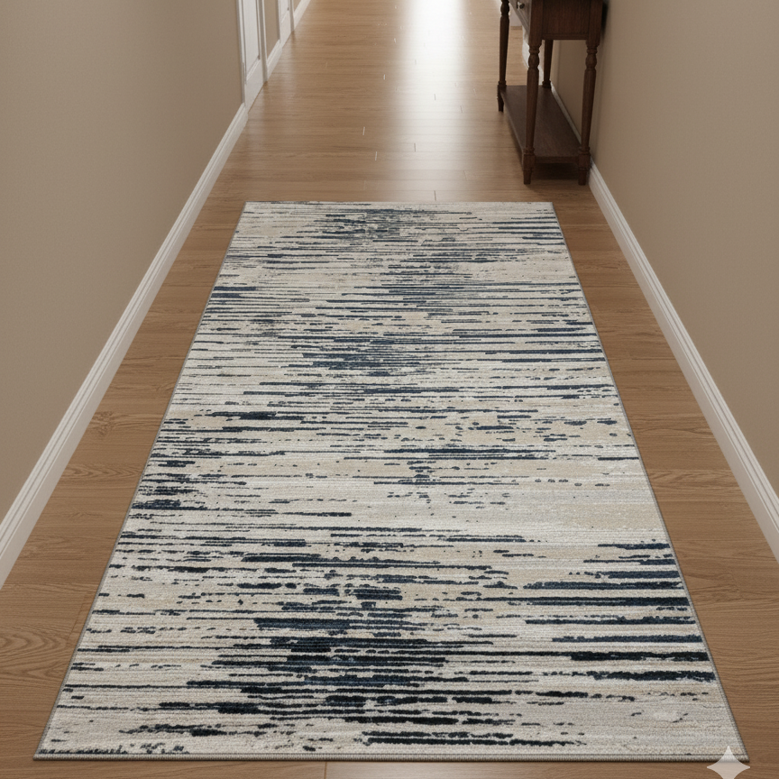 Koridor Halısı 100x200 100x300 - Modern Yolluk Halı Makine Dokuma - Ottofis Halı