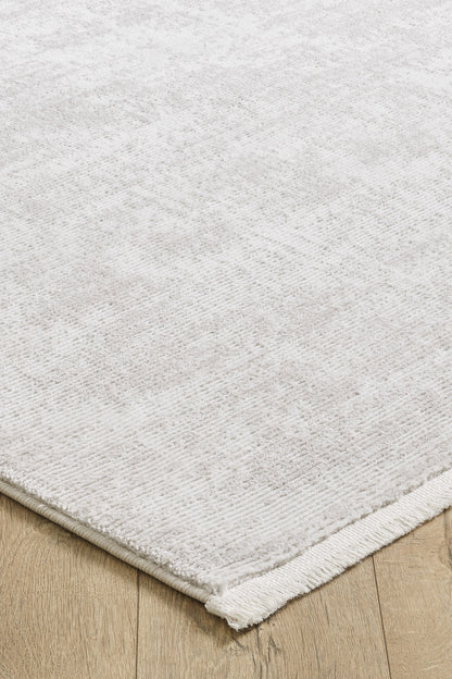 Toscana Koleksiyonu 3.5m² 150x230cm Bej-Krem Renk Düz Saçaklı Makine Dokuma Halı - Ottofis Halı