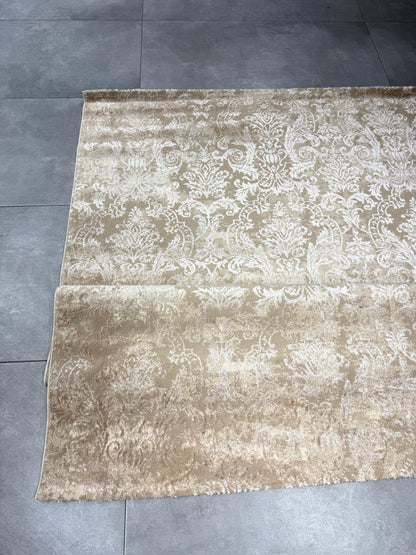 Impressive Koleksiyonu 4 Metrekare Bej Krem  Modern Salon Mutfak Yatak Odası Halısı - Ottofis Halı