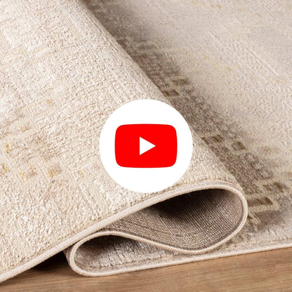 Impressive Serisi Modern Tasarım Bej Krem Saçaksız 4 Metrekare Salon Yatak Odası Halısı