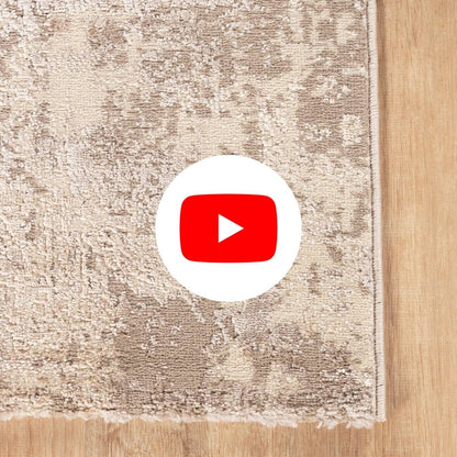 Impressive Serisi Modern Tasarım Krem Gri Saçaksız 4 Metrekare Salon Yatak Odası Halısı