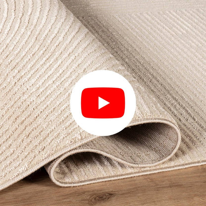 Impressive Serisi Modern Tasarım Bej Krem Saçaksız 4 Metrekare Salon Yatak Odası Halısı